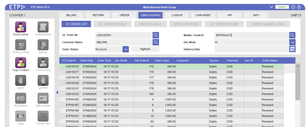 Omni-channel Inventory