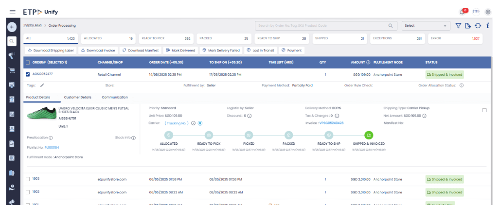 Smart Order Management